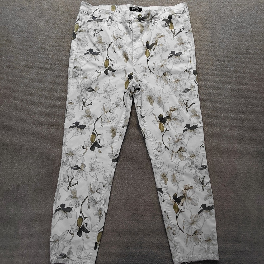 Buffalo David Bitton Havana High-Rise Soft Stretch Ankle Skinny Pants 12 32x26 - Picture 2 of 12